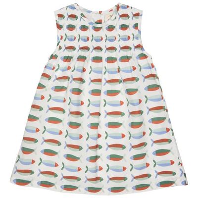 Sleeveless Smock Dress - Sardines