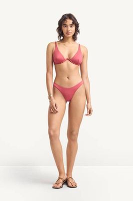 California High Leg Bottom - Wild Rose EcoLux