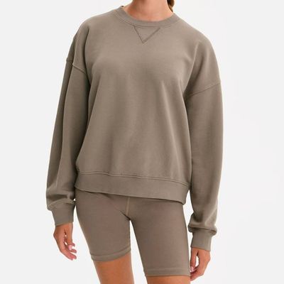 Organic Fleece Relaxed Crewneck Sweatshirt