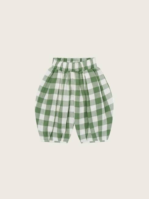 Dill Gingham Resort Pants