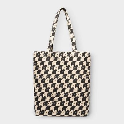 DEDICATED - Tragetasche Torekov Pepita Cats Off-White
