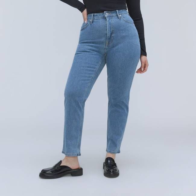The Cheeky Hourglass Jean | Stone-Washed Sky | 28.5" Inseam