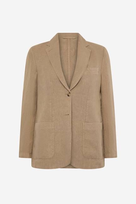 BEIGE HEMP HOJA BLAZER