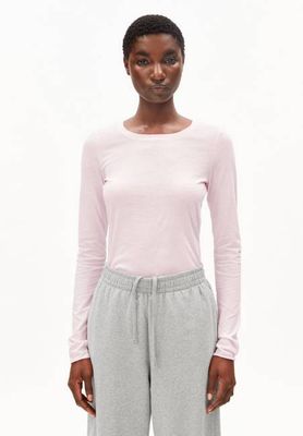 EINIAARA WEICHES LANGARMSHIRT | pink mist