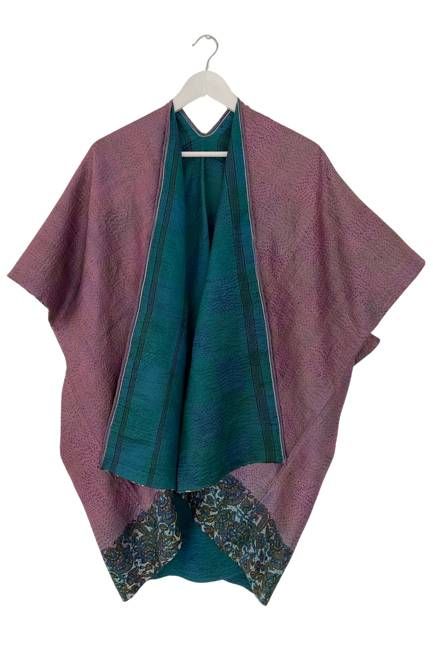 Vintage Silk Trudi Poncho No.71 Jodhpur Edit