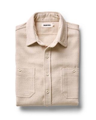 The Utility Shirt in Natural Sashiko