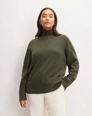 The Cashmere Oversized Turtleneck | Kambaba