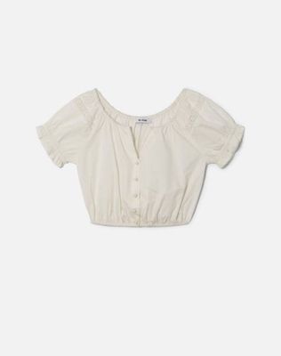 Pattie Puff Sleeve Blouse - Vintage White