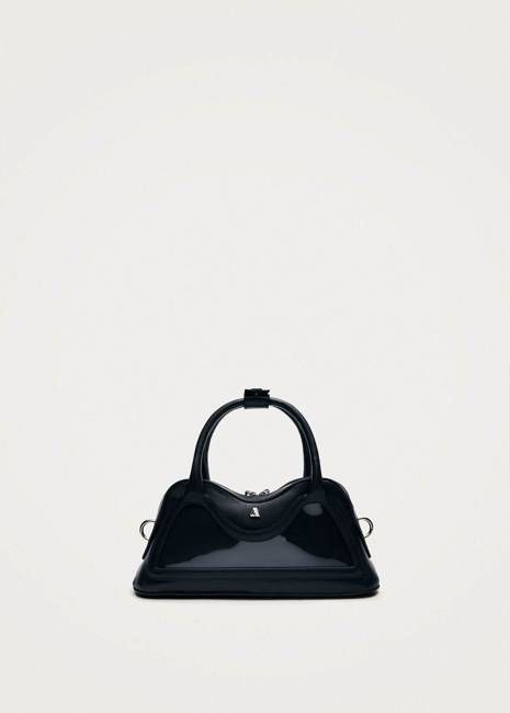 Hilma Mini Vinyl Black Leather Bag