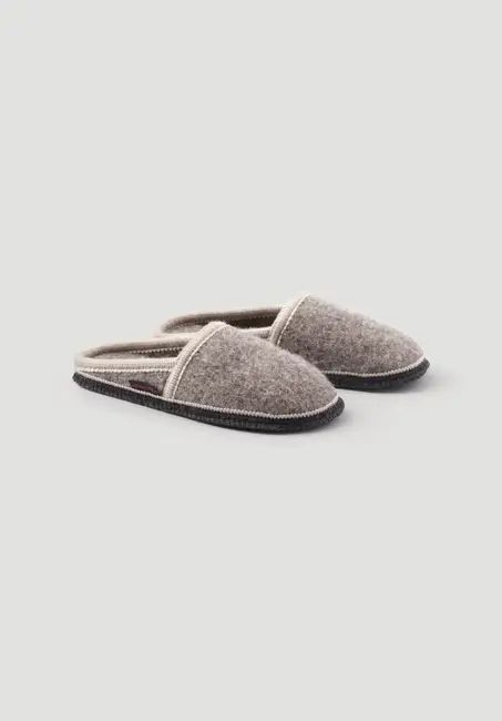Felt slippers made of pure Rhön sheep wool