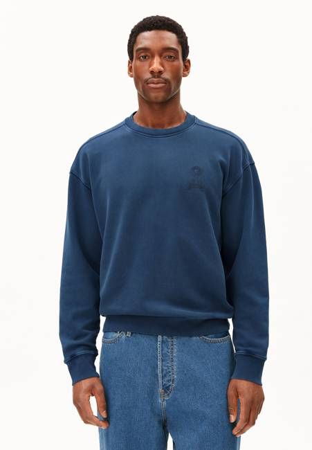 ICONIC Å GMT DYE SWEATSHIRT | tinted navy washed