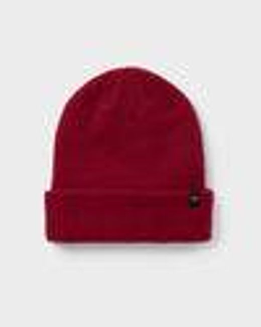 Douglas Beanie | Cozy Knit Hat in Cherry | Vuori
