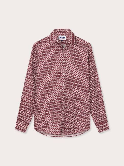 Men's Elephants of India Abaco Linen Shirt