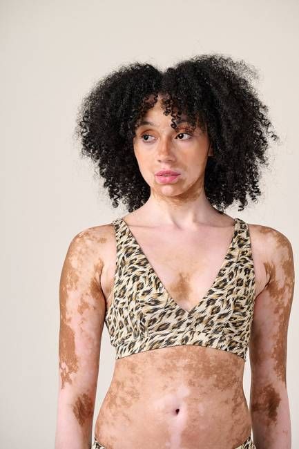 Clover - Viscose Bralette in Leo Swirl