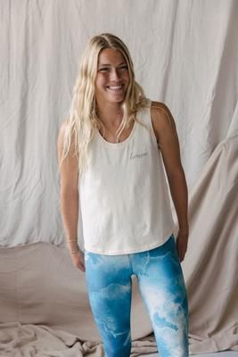 Tanktop Naturel Wit - Hoessee