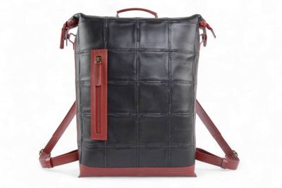 Large Backpack | Leather & Fire-hose