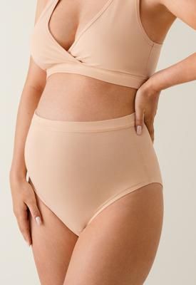 Essential maternity briefs - Beige