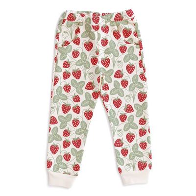 Sweatpants - Strawberries Red & Green