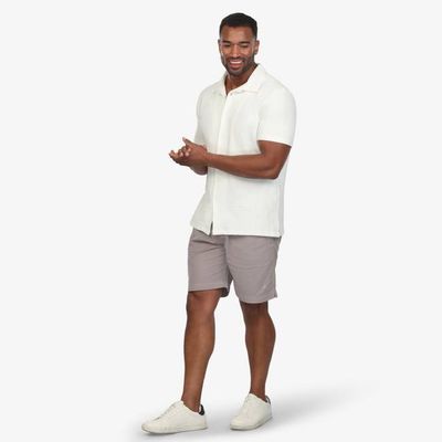 Stone-Grey Washed Everyday Shorts