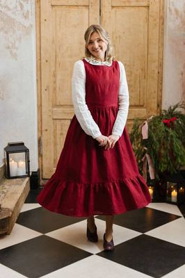 Ivy – Adjustable Tie Linen Dress