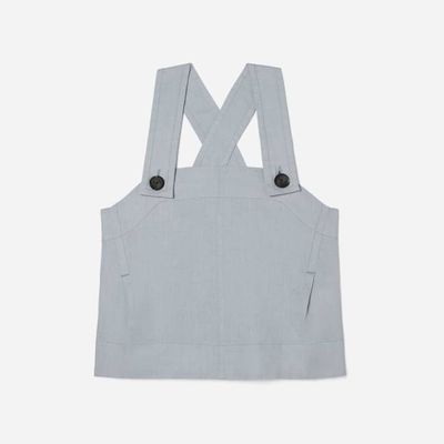 The Apron Linen Tank | Sky