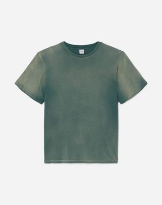 Men's Loose Tee - Sun Faded Forest Green