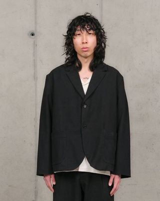 Shale Jacket - Black Slub