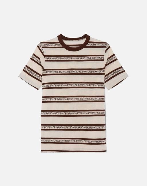 Vintage 70s Knitted Levi's Stripe Tee - #1496