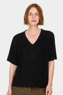DHALIA Modal Tee - Black