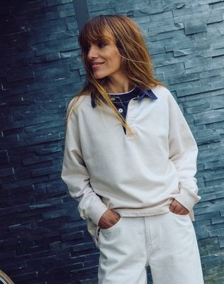 Das britische Jersey//Das Rugby - Ecru