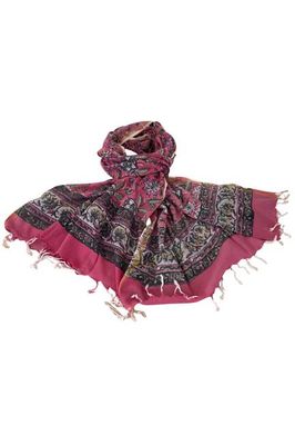 Stola Nr. 18 aus Baumwolle mit Blockprint Jodhpur Bearbeiten