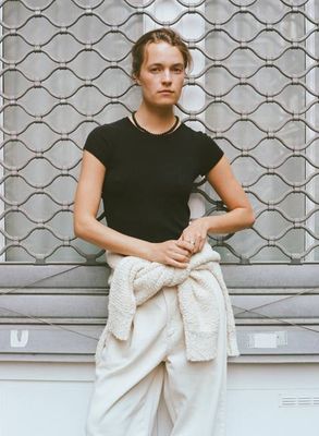 Lou Tee, Regen Silk Noil Jersey, Black