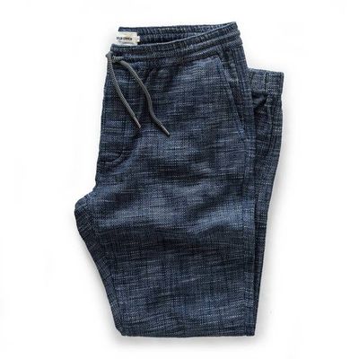 The Apres Pant in Indigo Slub