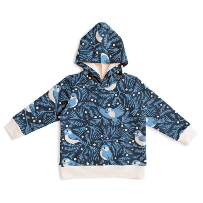 Hoodie - Chickadees Navy & Blue