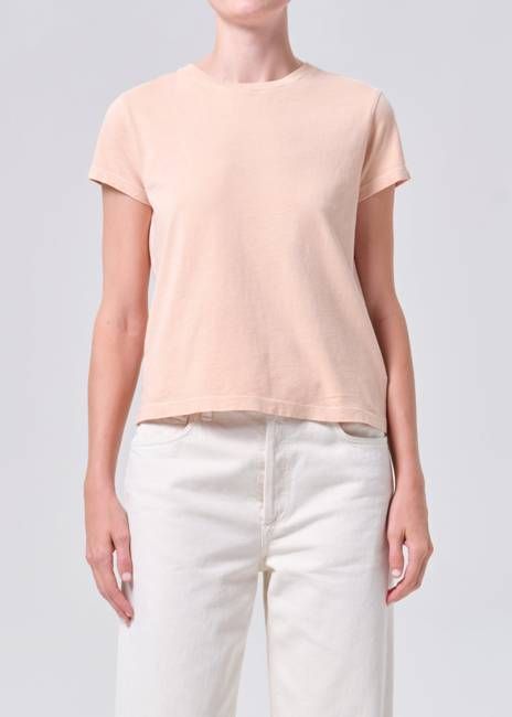 Long Line Adine Tee in Sun Filter