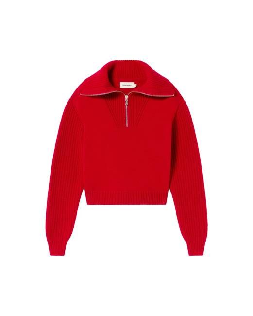 Red wool Tanit sweater