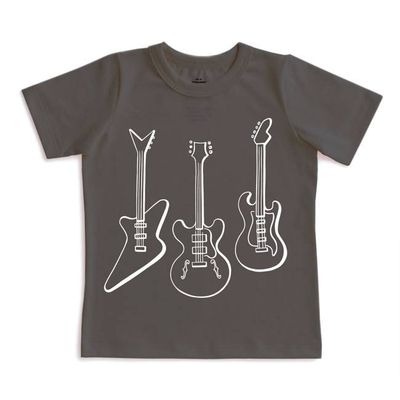 Short-Sleeve GRAPHIC Tee - Guitars Charcoal