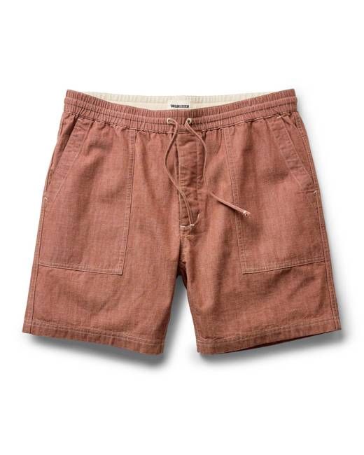 The Breakwater Short in Brick Chambray