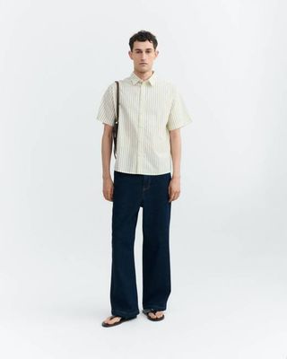 Paddy striped poplin shirt