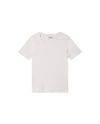 Weißes Cassia T-Shirt aus Hanf