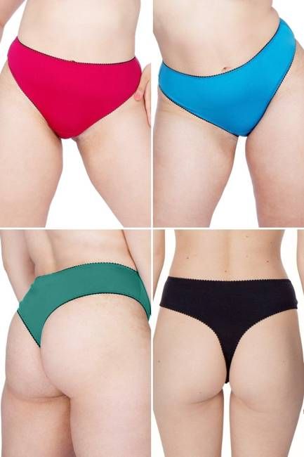 3 PACK ZOEY high waist thong