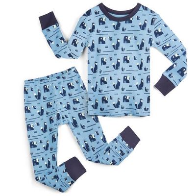 100% Organic Cotton Long Sleeve Pajamas for Kids: Wild Wander Collection