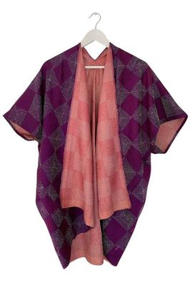 Vintage Silk Trudi Poncho No.73 Jodhpur Edit