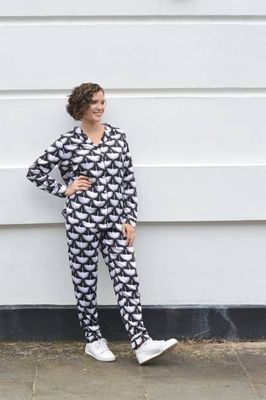 Birds in Flight Long Sleepwear Set