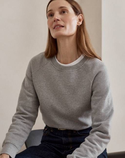 The Vintage-fit SWEATSHIRT - Slate Grey, Renewed + Restored
