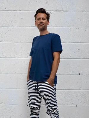 fin t-shirt / midnight blue — Noctu