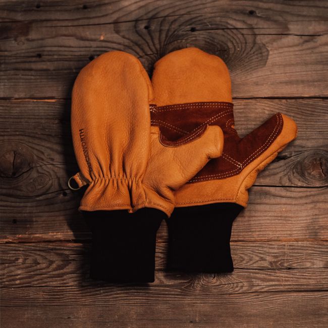 Deerskin Powder Mitten