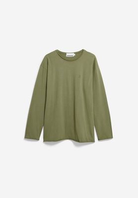 JAAMES LONGSLEEVE BRUSHED | fatigue green