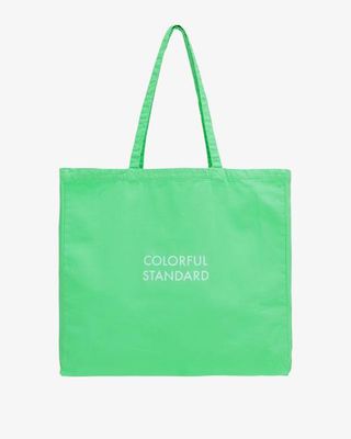 Organic Cotton Tote Bag - Spring Green