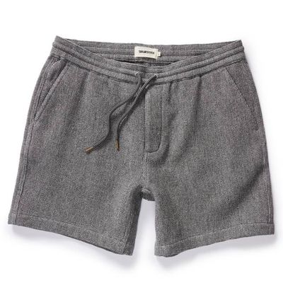 The Apres Short in Charcoal Waffle